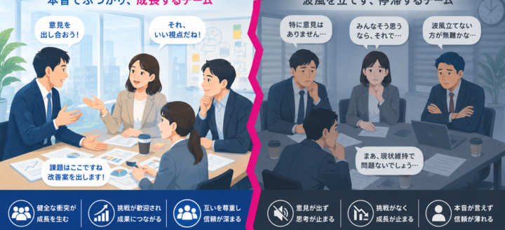 心理的安全性と「ぬるま湯組織」の決定的な違いとは？強いチームを創るマネジメントの極意