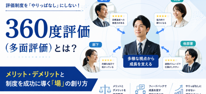 360度評価（多面評価）とは？メリット・デメリットと制度を成功に導く「場」の創り方
