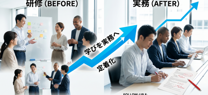 研修の効果測定とは？「やりっぱなし」を防ぎ実務に活かすフォローアップ